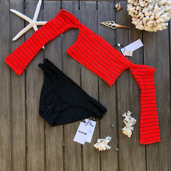 🌴🔆BILLABONG- HIGH TIDE COLD SHOULDER BIKIN🔆 - Picture 3 of 15